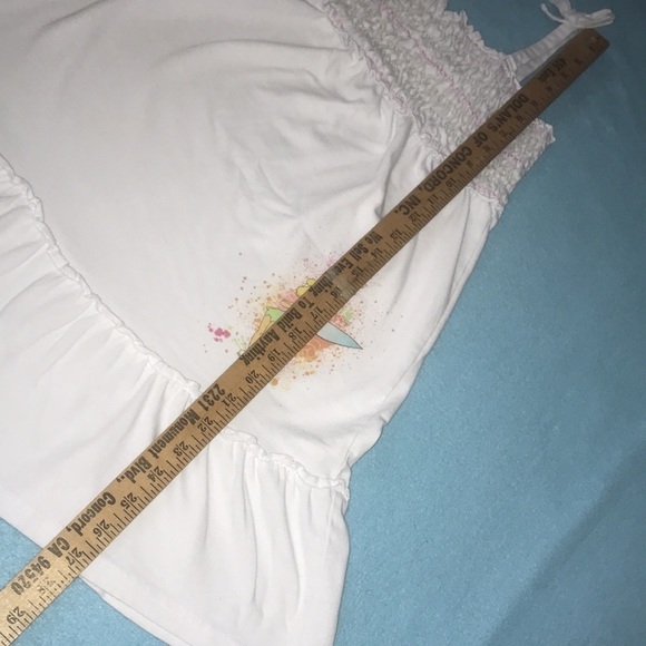 DISNEY FAIRIES Tinker Bell smocked dress NEW size 7 / 8 - Picture 5 of 6